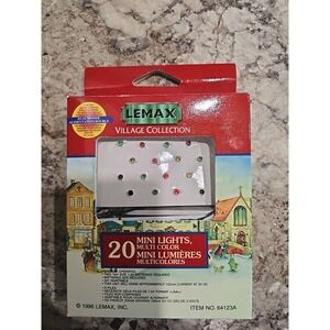 Lemax Village Collection 20 Mini Lights Multi Color Item‎ 64123A